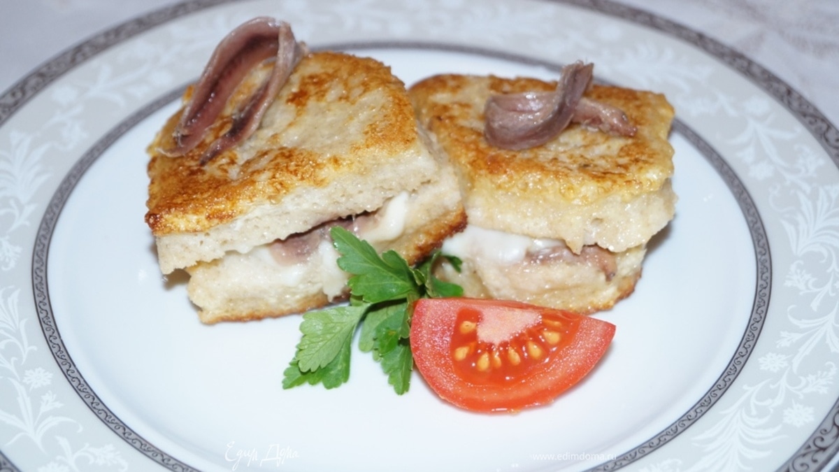 Сэндвич с моцареллой ("Mozzarella in carrozza")