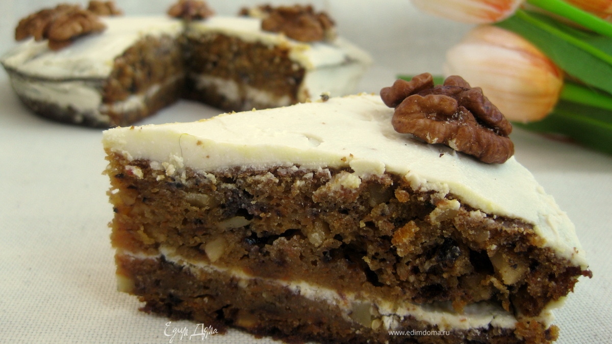 Морковно-банановый торт