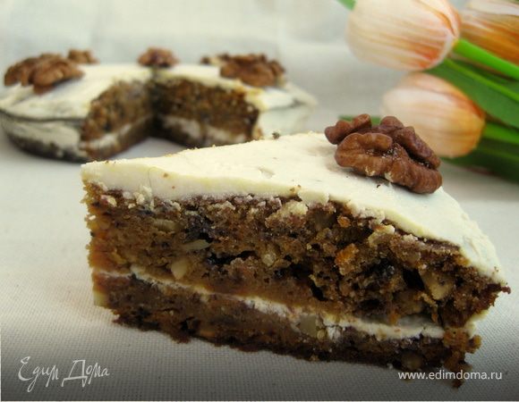 Морковно-банановый торт