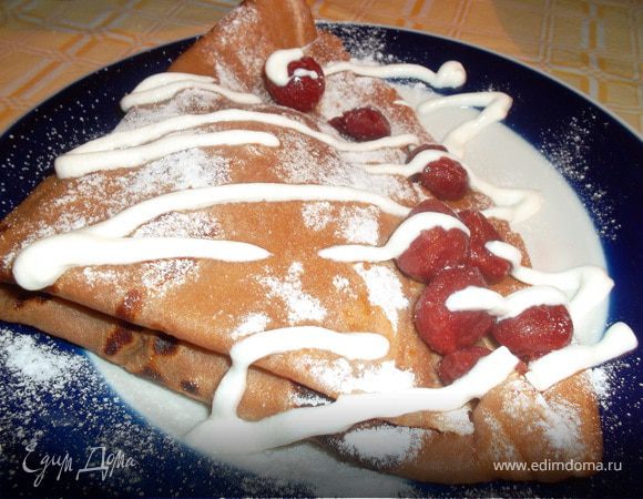 Блинчики "Вишня в шоколаде" Блинчики "Вишня в шоколаде"