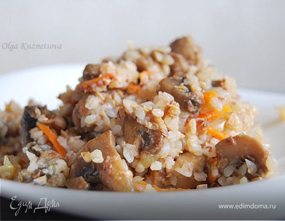 Гречневая каша с грибами