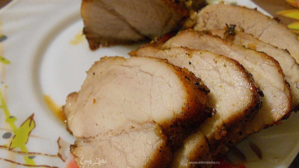 Свинина в ликере