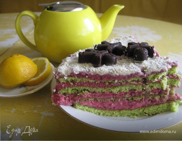 Торт Ягодно-ореховый