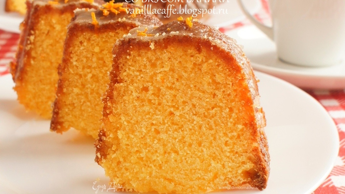 КУКУРУЗНО-АПЕЛЬСИНОВЫЙ КЕКС