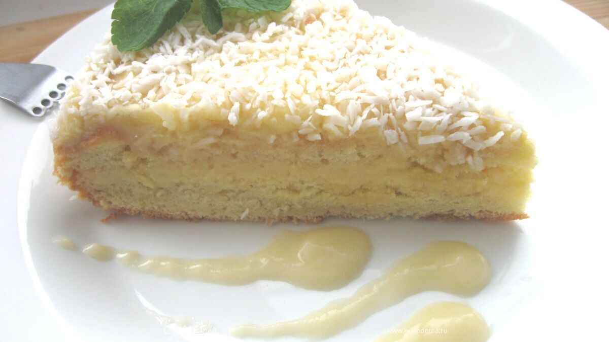 Торт в кокосовой стружке "Снежное облако"