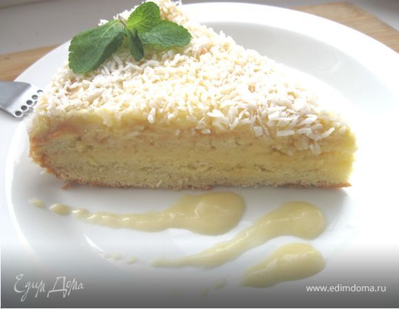 Торт в кокосовой стружке "Снежное облако" Торт в кокосовой стружке "Снежное облако"