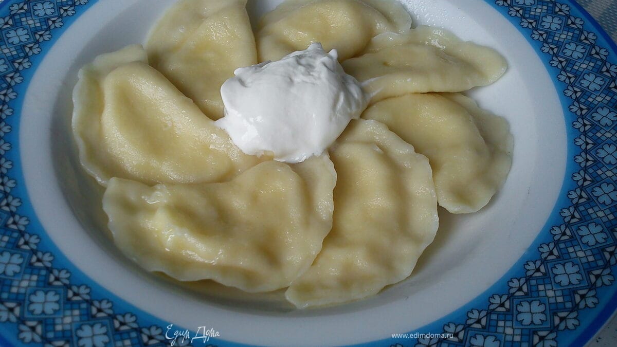 Бабушкины вареники с творогом и картошкой