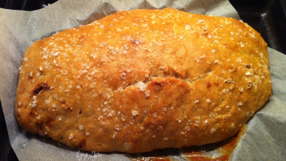 Хлеб с семенами и ягодами