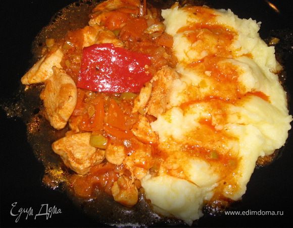 Острое куриное филе с медом Острое куриное филе с медом