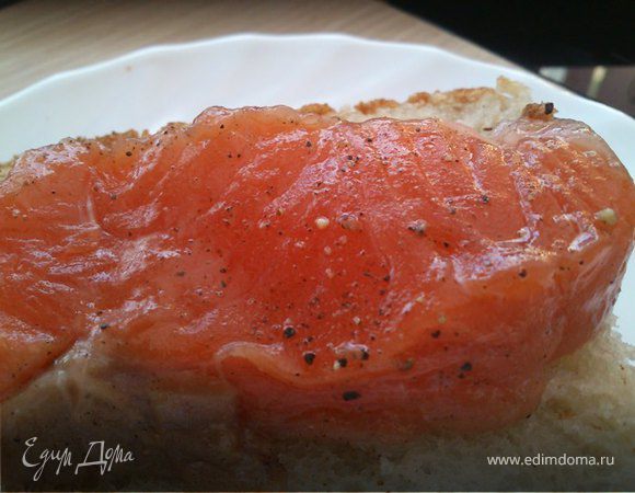 Бутерброды с семгой Бутерброды с семгой