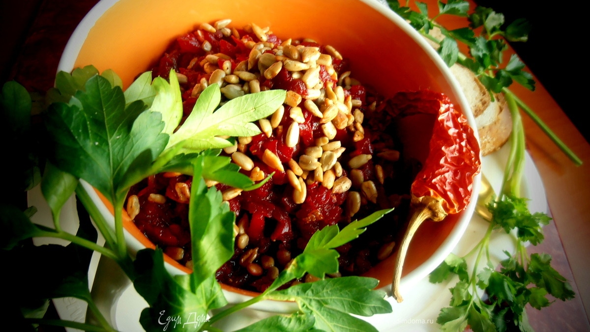 Свекла с семечками "по-корейски" (постная)