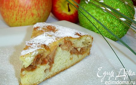 Рецепт Быстрый пирог с яблоками на кефире
