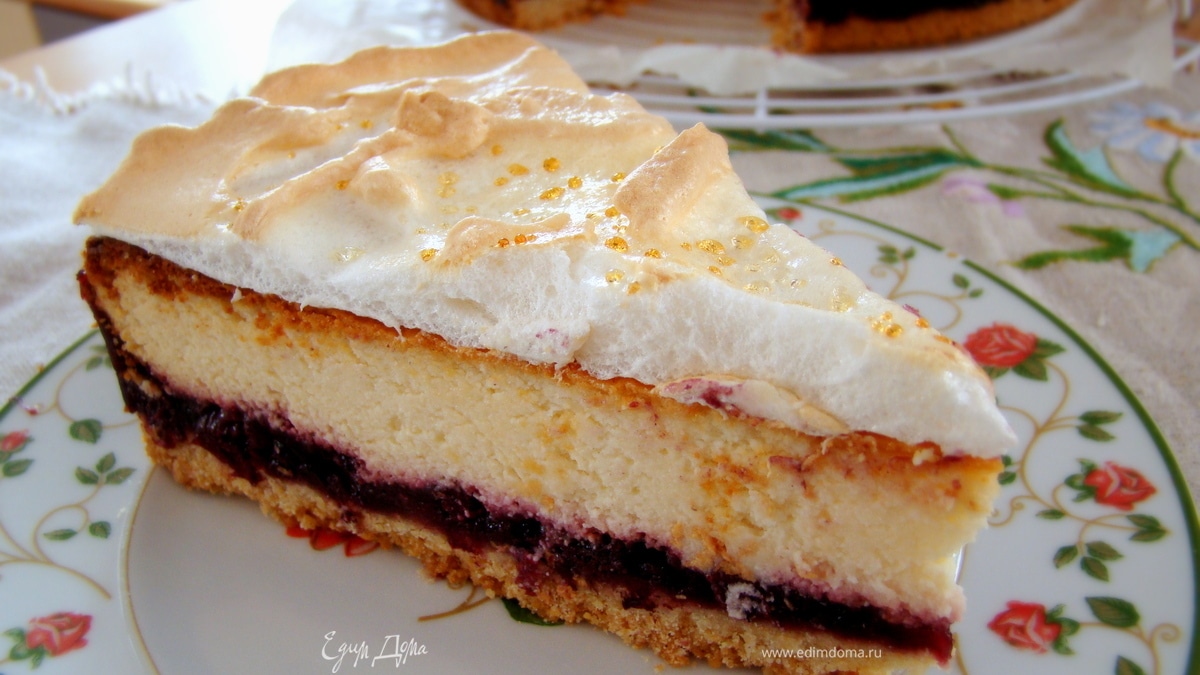 Творожный пирог по-шведски