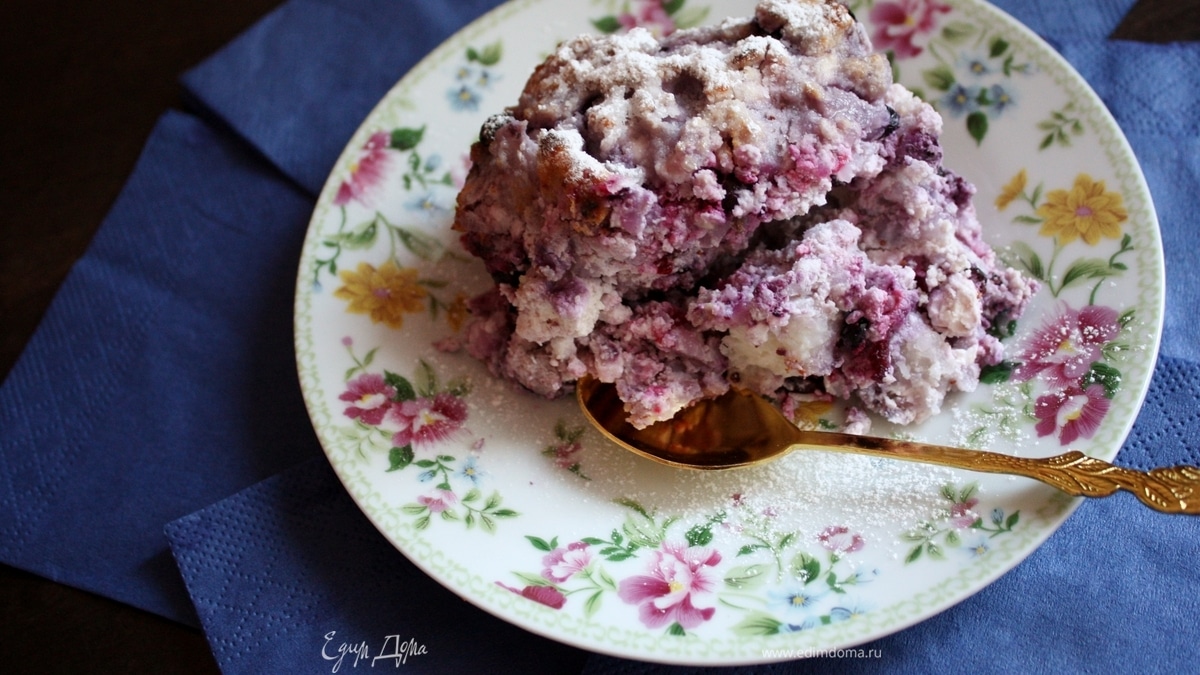 Творожно-рисовая запеканка