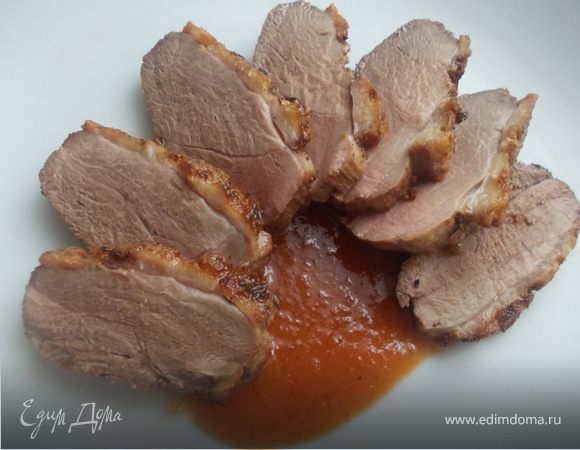 Утиная грудка с кисло-сладким соусом