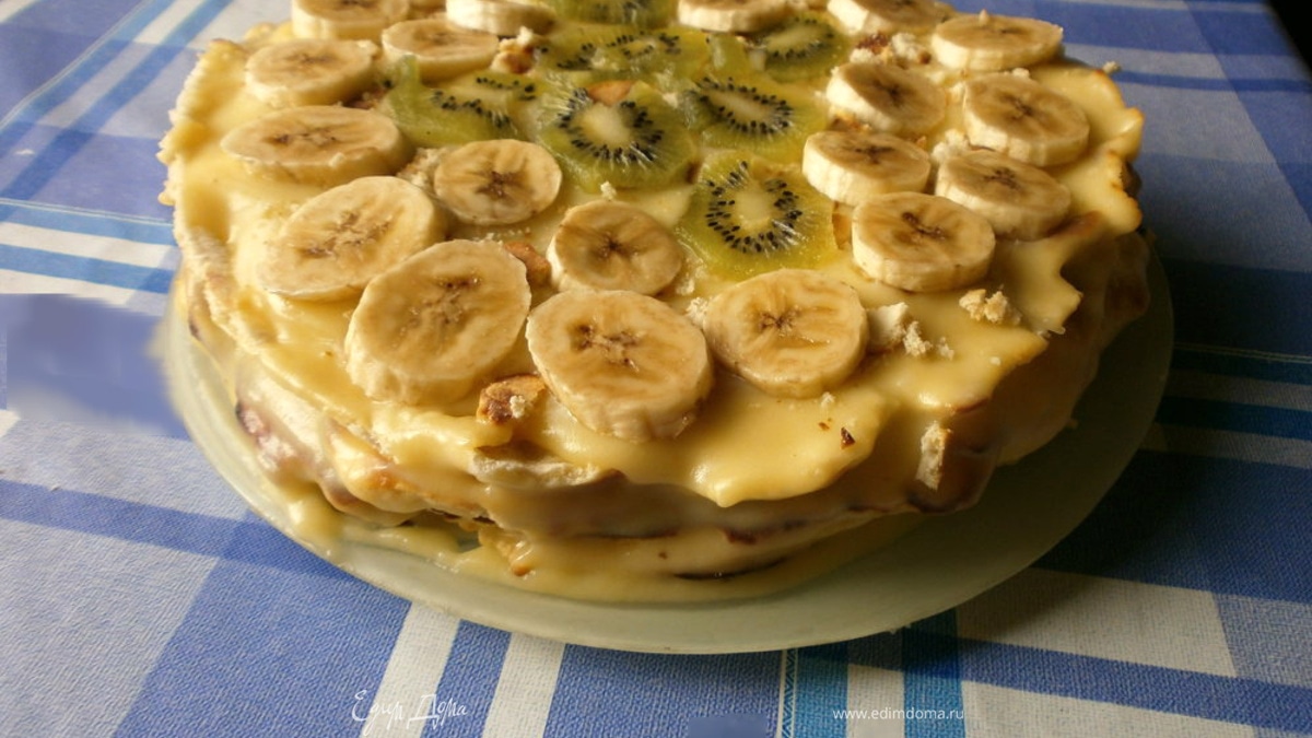 Тортик на сковороде