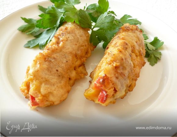 Рыбные рулетики с овощной начинкой Рыбные рулетики с овощной начинкой