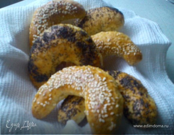 Рогалики с маком и кунжутом Рогалики с маком и кунжутом