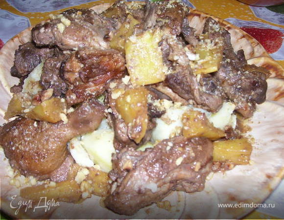 Утка с ананасами Утка с ананасами