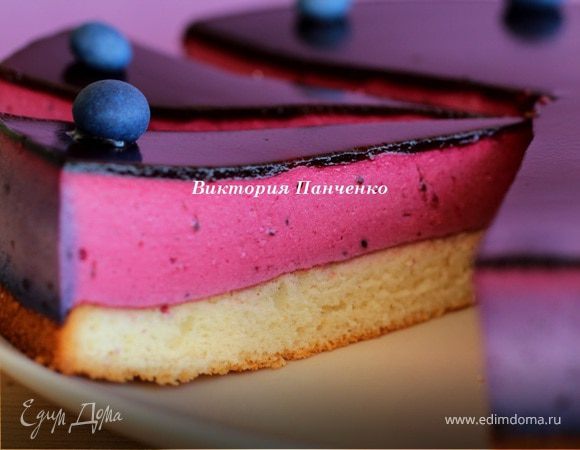 Торт с муссом из черной смородины (Black Currant Cake) Торт с муссом из черной смородины (Black Currant Cake)