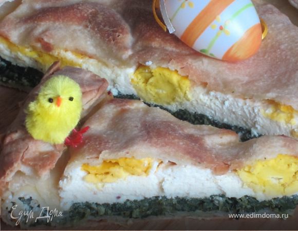 Лигурийский пасхальный пирог Паскуалина Лигурийский пасхальный пирог Паскуалина