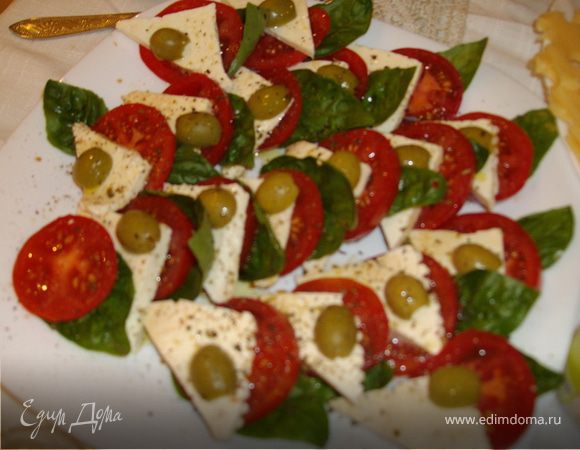 Помидорьі с сьіром Помидорьі с сьіром