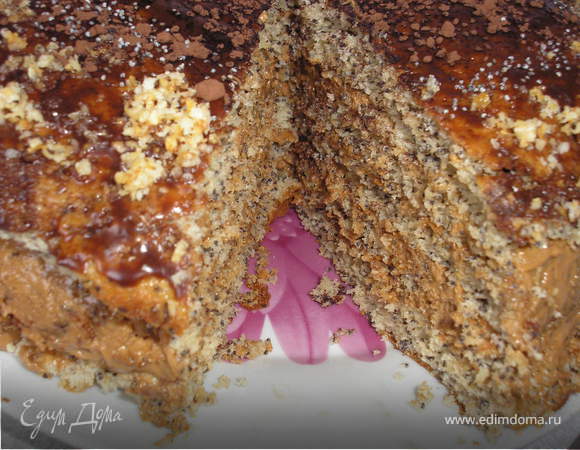 Маковой торт