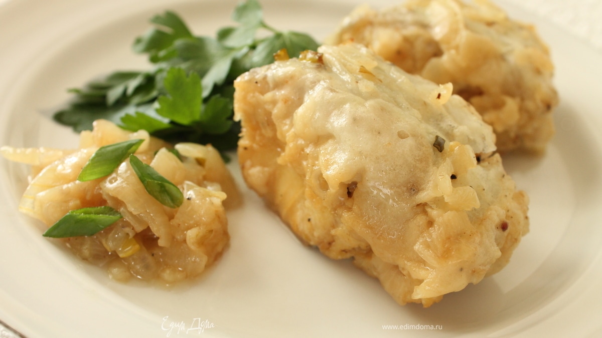 Рыба в луковом соусе