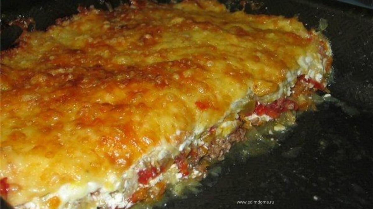 Домашняя кабачковая запеканка