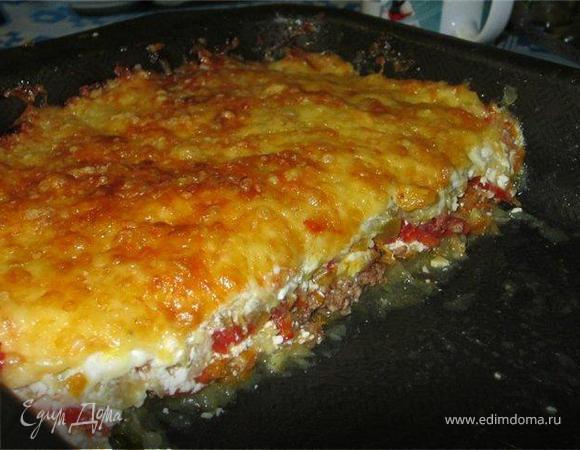 Домашняя кабачковая запеканка
