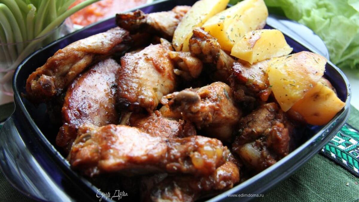 Куриные крылья по-канадски