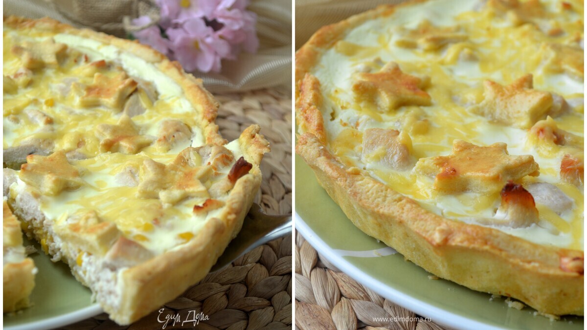 Очень-очень нежный куриный тарт