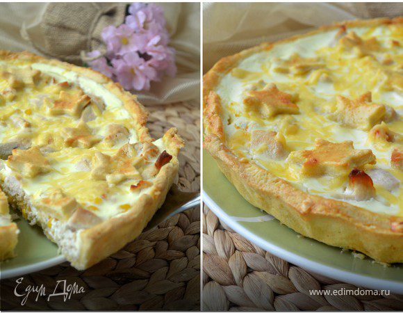 Очень-очень нежный куриный тарт