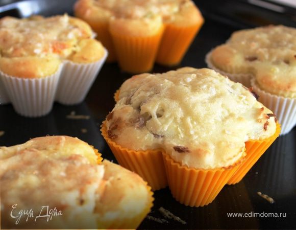 Картофельные кексы с семгой