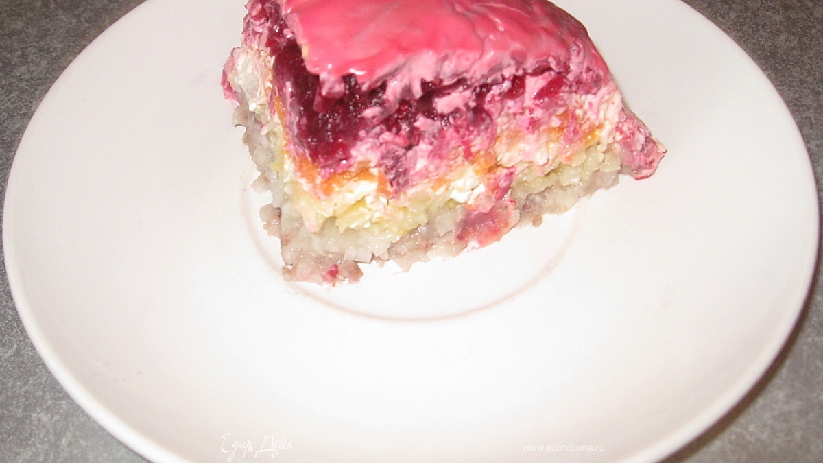 Селедка под шубой "Нежная"