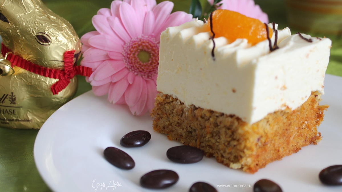 Пирог морковно-мандариновый