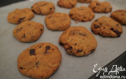 Рецепт Печенье с шоколадом и черносливом в сиропе