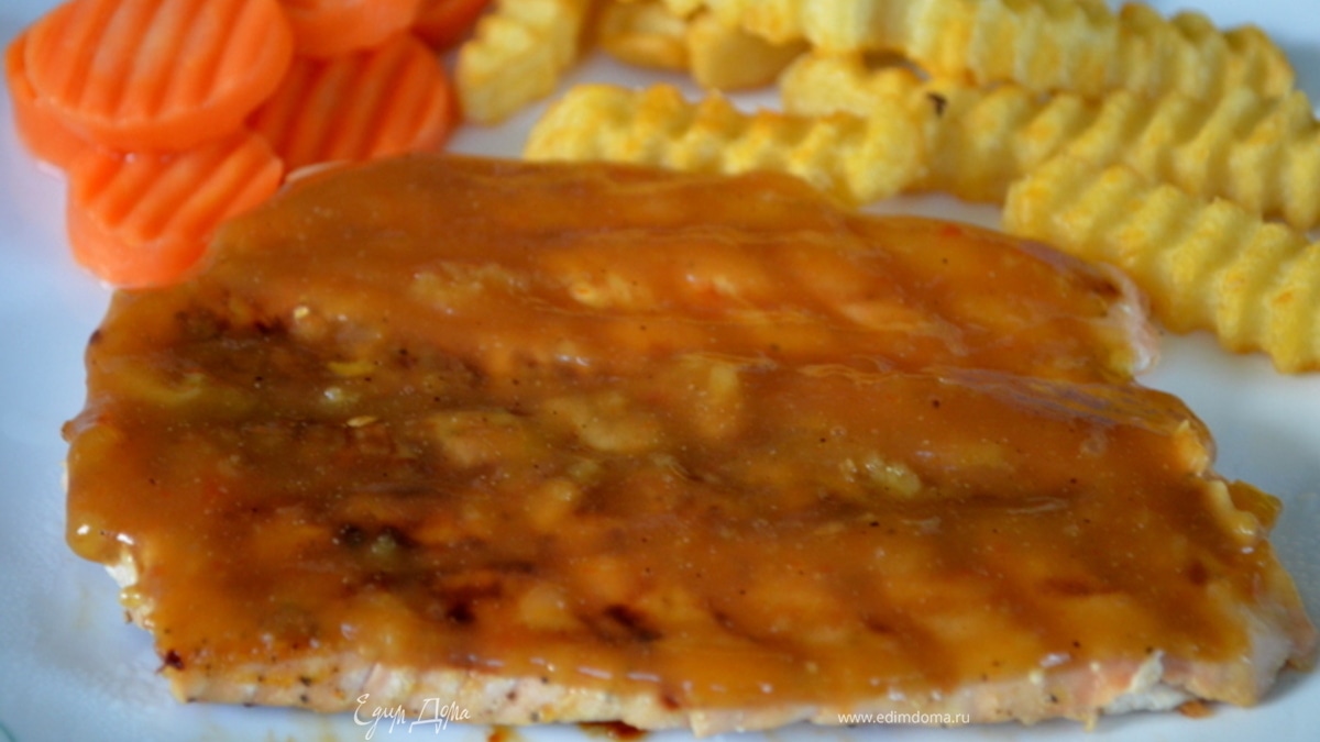 Семга в сладко-кислой глазури