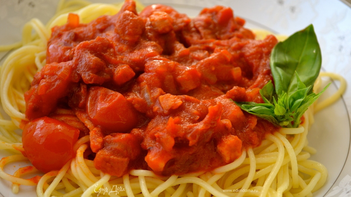 Спагетти "4 помидора"