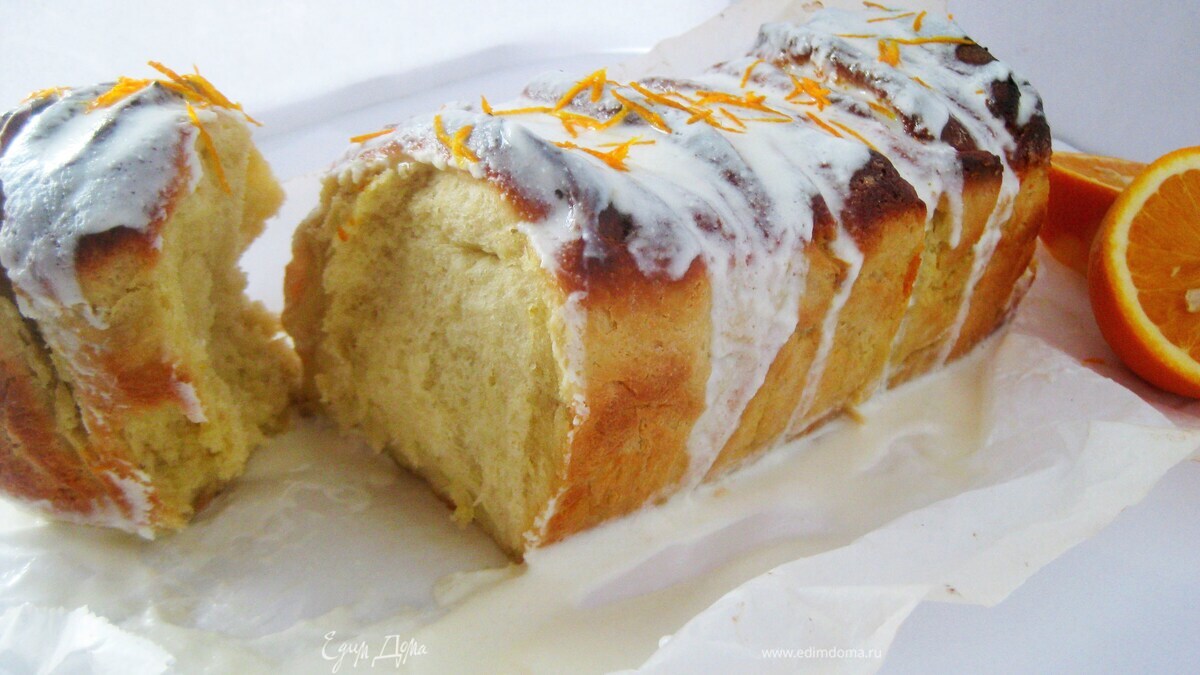 Сдобная цитрусовая гармошка