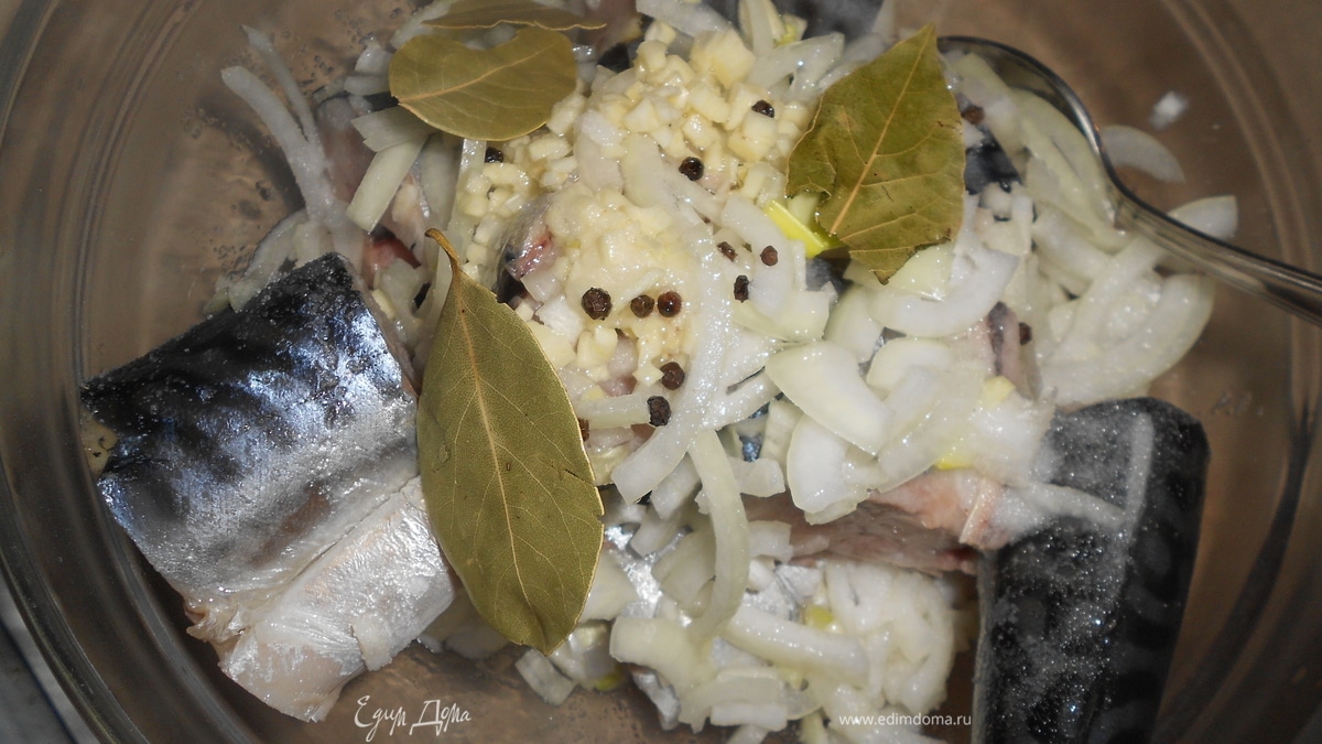 Маринованная скумбрия в домашних условиях