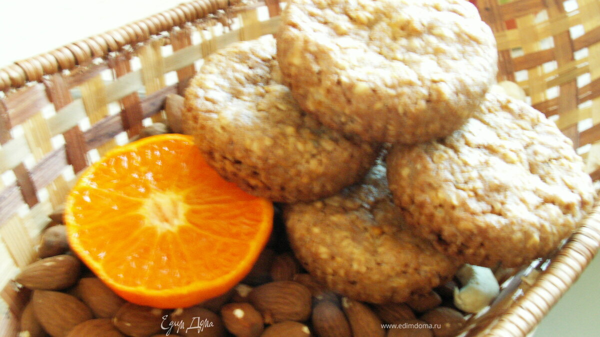 овсяное печенье с курагой и белым шоколадом