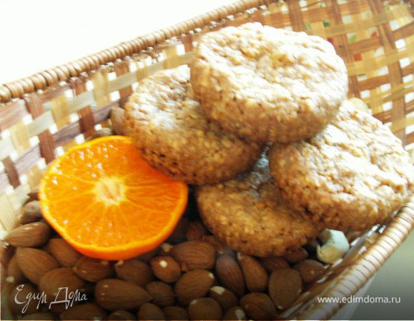 овсяное печенье с курагой и белым шоколадом