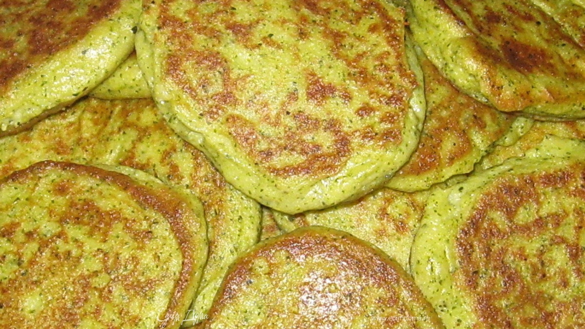 Оладики из брокколи