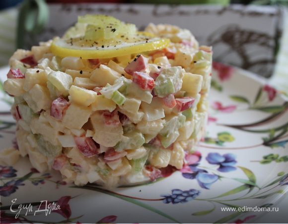 Салат с сельдереем 