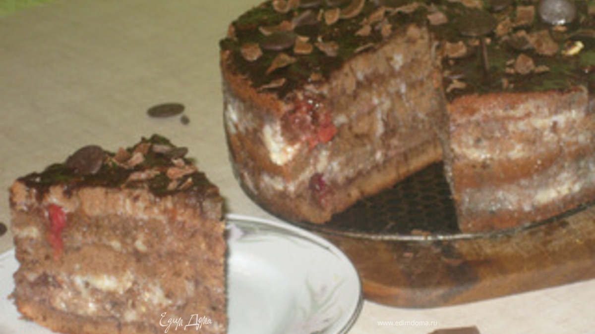 Торт "Вишня в шоколаде"