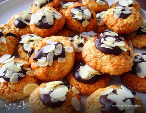 Овсяно-кокосовое печенье