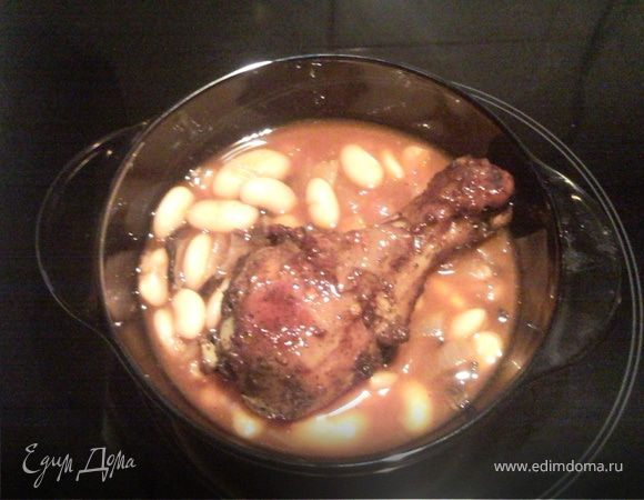 Фасоль с курицей Фасоль с курицей