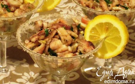 Рецепт Морской салат с осьминогом