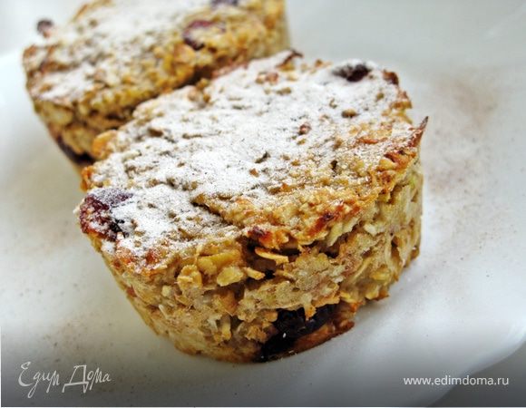 Овсяно-фруктовые кексы (без жира и сахара) Овсяно-фруктовые кексы (без жира и сахара)